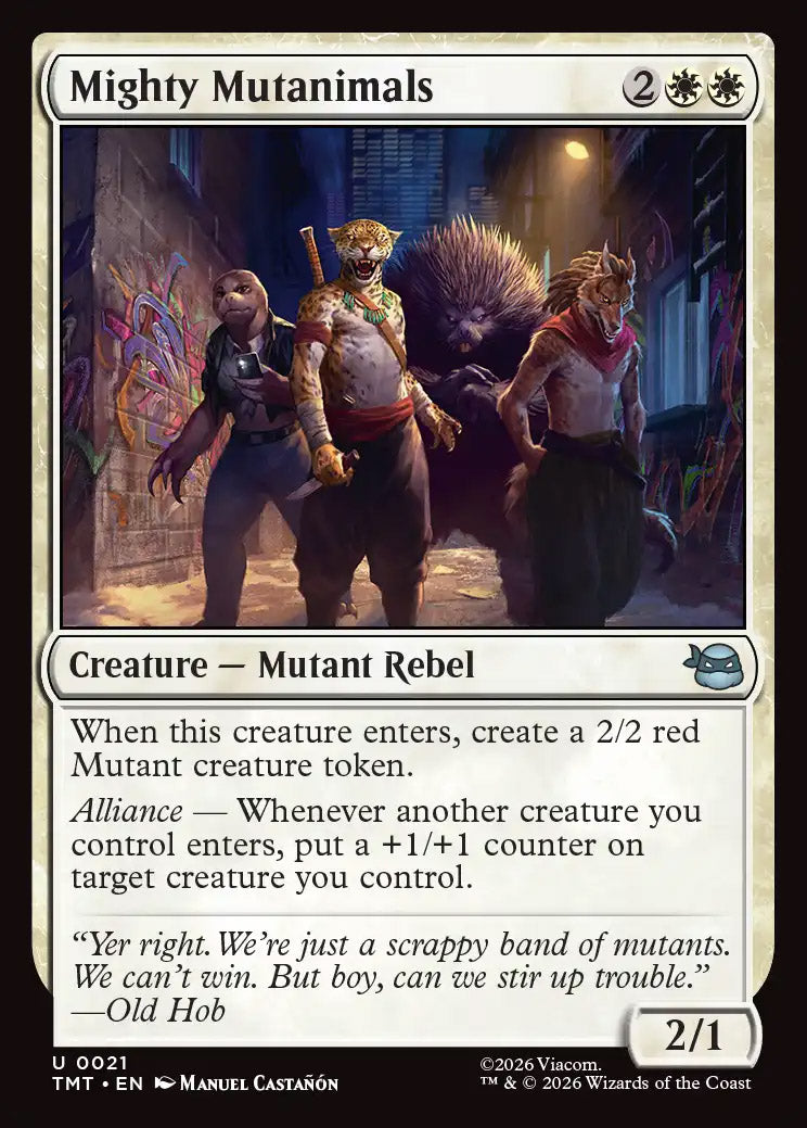 TMT 021 Mighty Mutanimals U