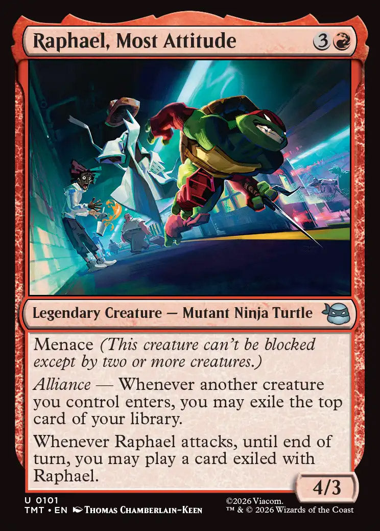 TMT 101 Raphael, Most Attitude U