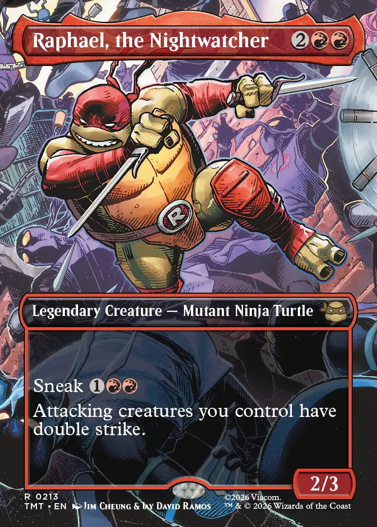 TMT 213 Raphael, the Nightwatcher (0213 - Borderless) R