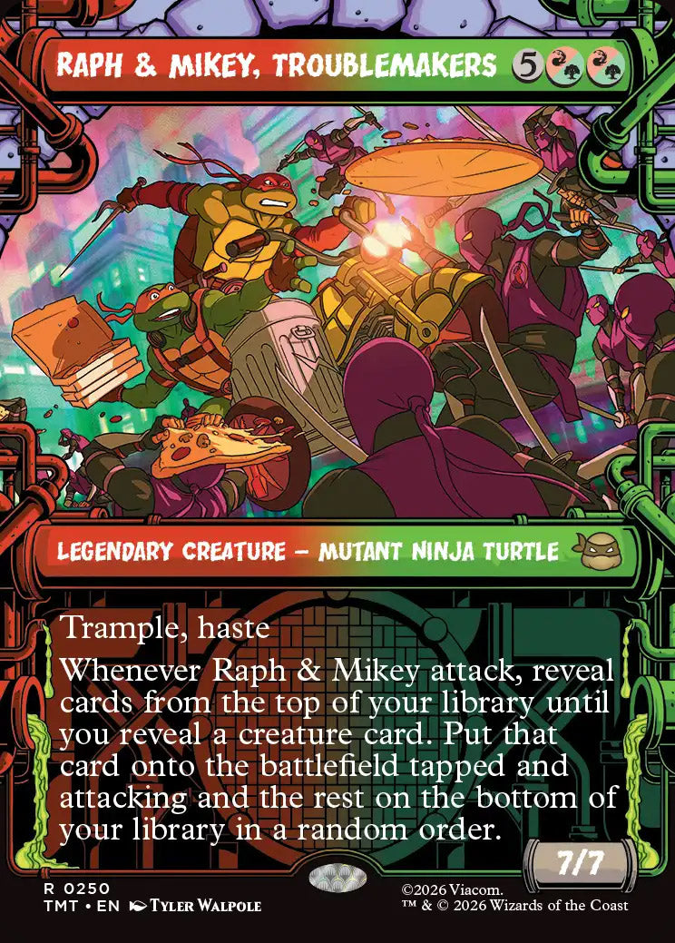 TMT 250 Raph & Mikey, Troublemakers (0250 - Showcase) R