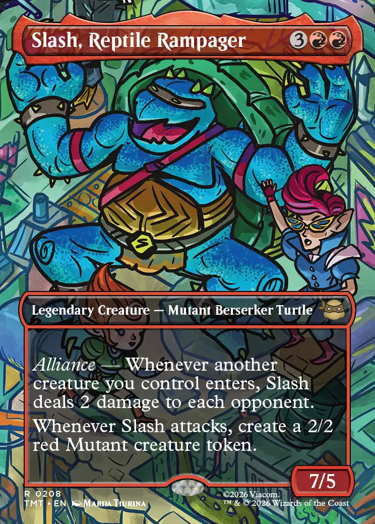 TMT 208 Slash, Reptile Rampager (0208 - Borderless) R
