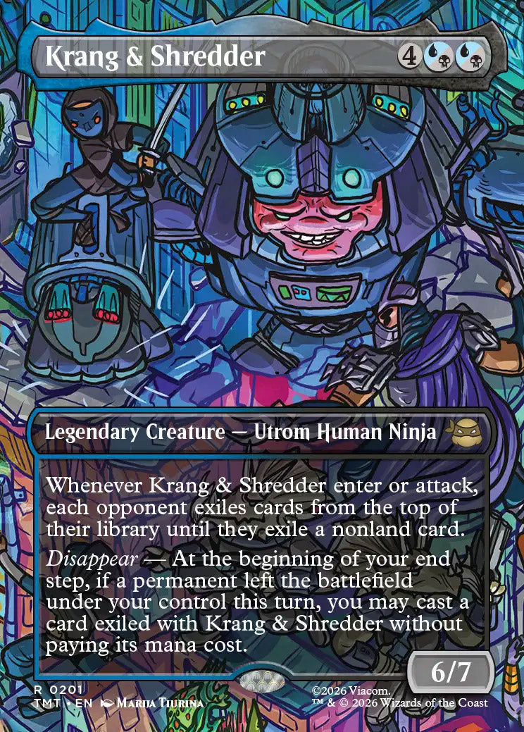 TMT 201 Krang & Shredder (0201 - Borderless) R