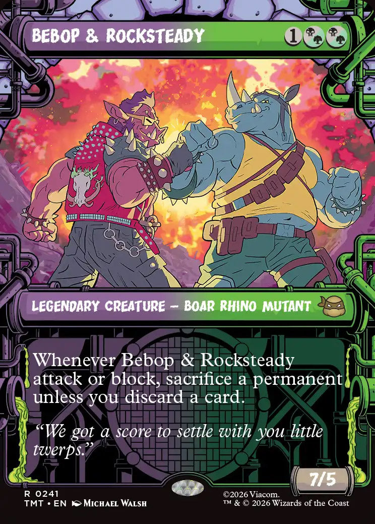 TMT 241 Bebop & Rocksteady (0241 - Showcase) R