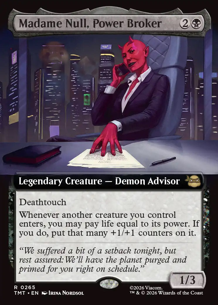 TMT 265 Madame Null, Power Broker (0265 - Extended Art) R