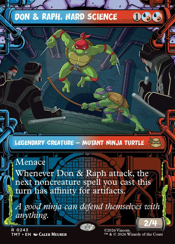 TMT 243 Don & Raph, Hard Science (0243 - Showcase) R