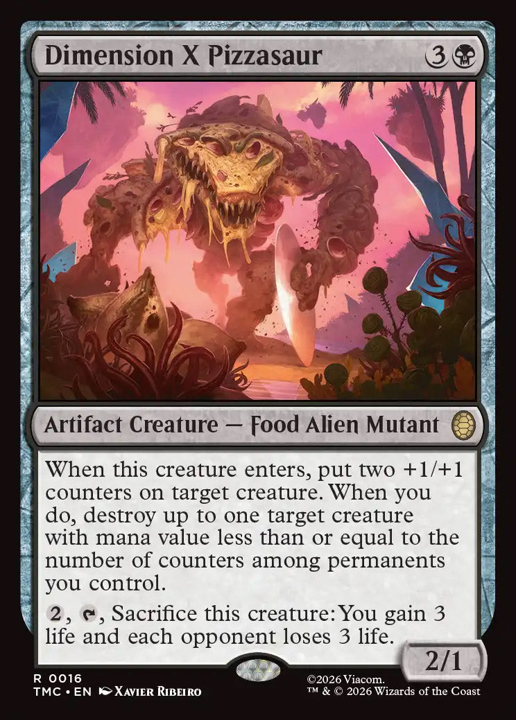 TMC 016 Dimension X Pizzasaur R