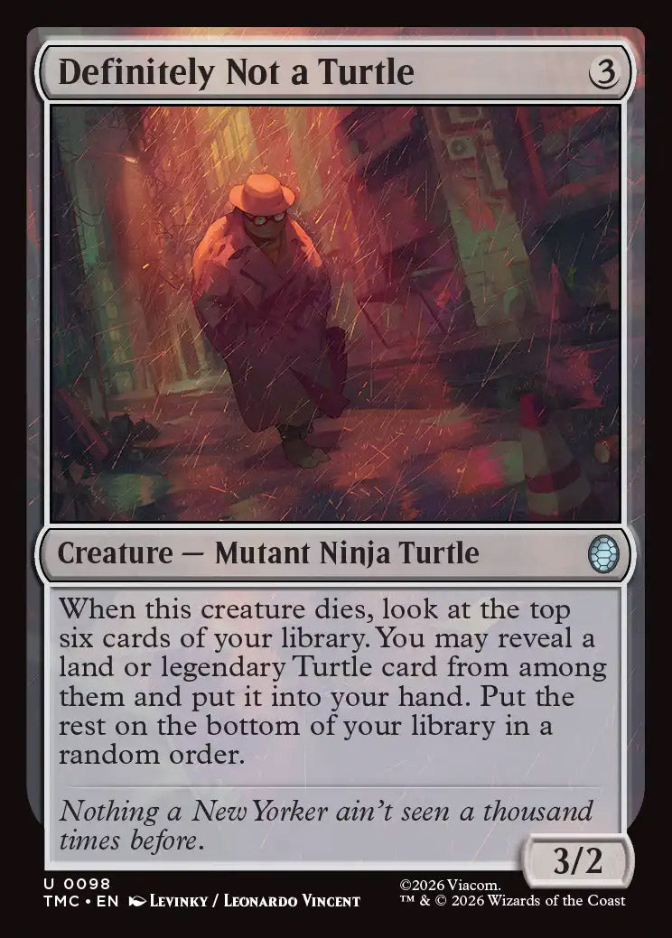 TMC 098 Definitely Not a Turtle U