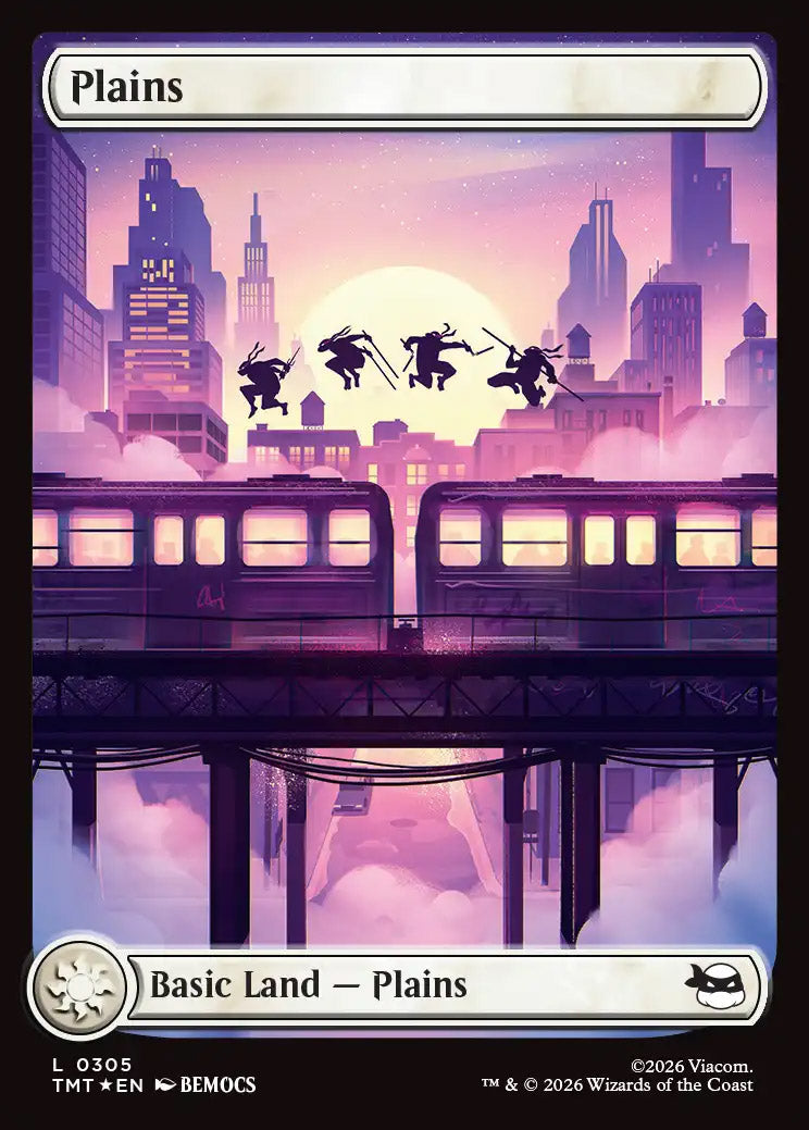 [Surge Foil] TMT 305 Plains (0305 - Surge Foil) L
