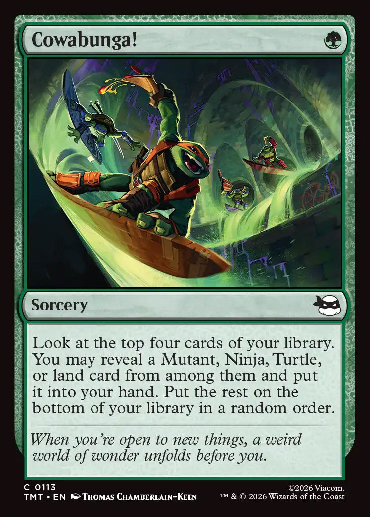 [Foil] TMT 113 Cowabunga! C