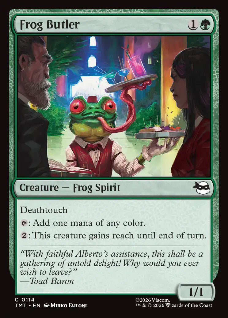 [Foil] TMT 114 Frog Butler C