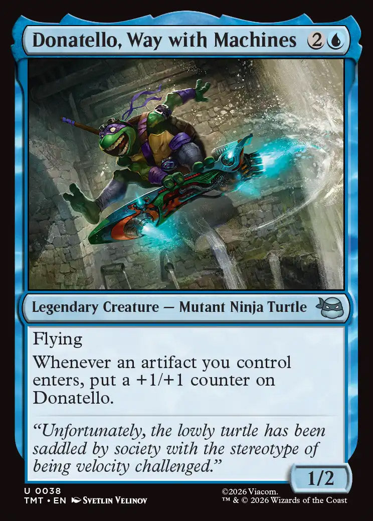 [Foil] TMT 038 Donatello, Way with Machines U