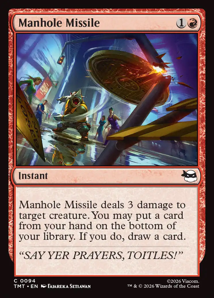 [Foil] TMT 094 Manhole Missile C
