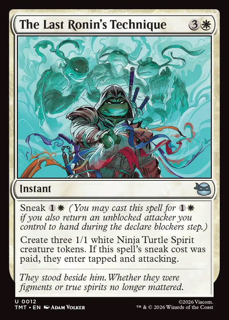 [Foil] TMT 012 The Last Ronin's Technique U