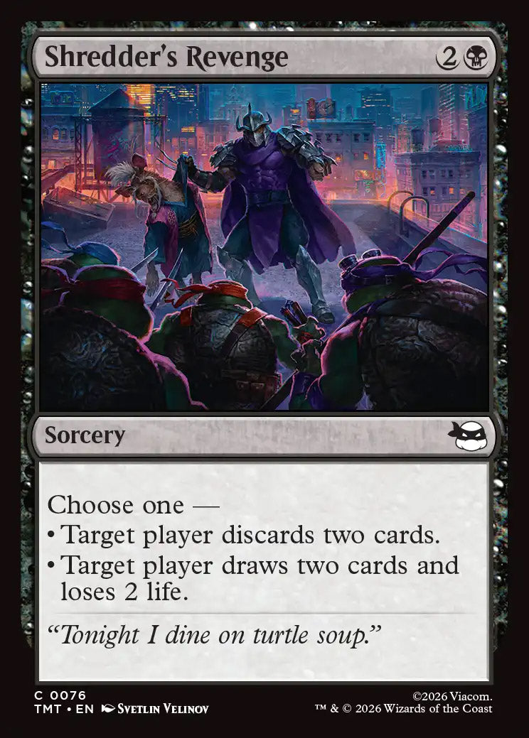 [Foil] TMT 076 Shredder's Revenge C