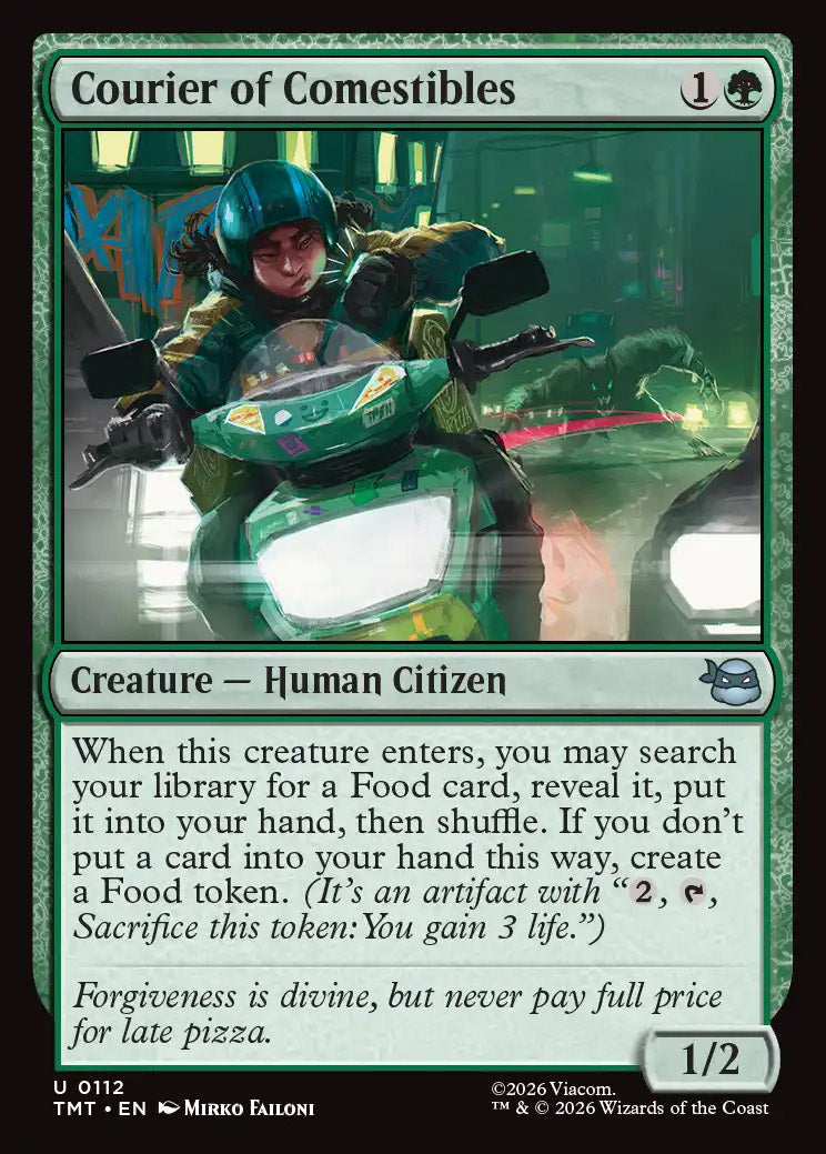 [Foil] TMT 112 Courier of Comestibles U