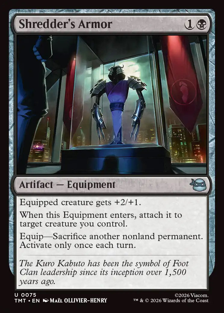 [Foil] TMT 075 Shredder's Armor U