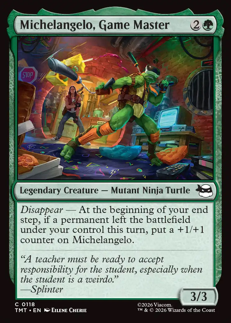 [Foil] TMT 118 Michelangelo, Game Master C