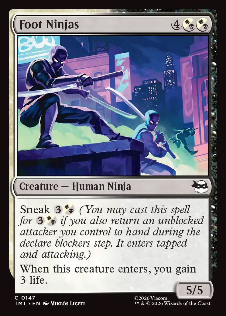 [Foil] TMT 147 Foot Ninjas C