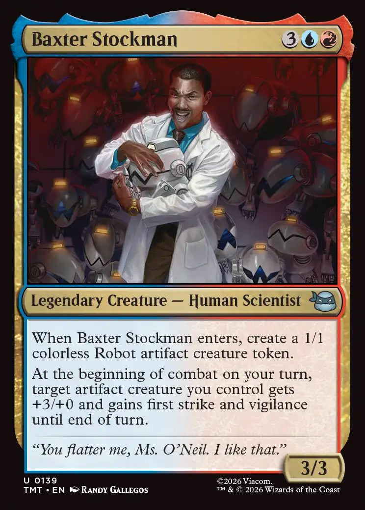 [Foil] TMT 139 Baxter Stockman U