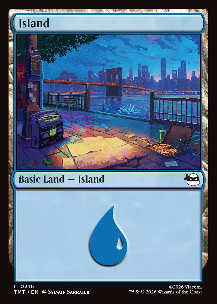 [Foil] TMT 316 Island (0316) L