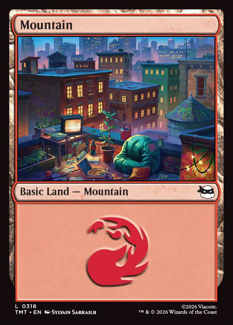[Foil] TMT 318 Mountain (0318) L