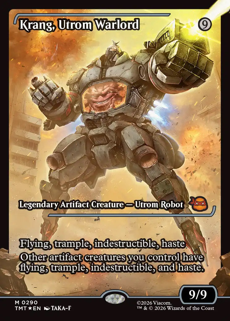 [Foil] TMT 290 Krang, Utrom Warlord (0290 - Japan Showcase) M