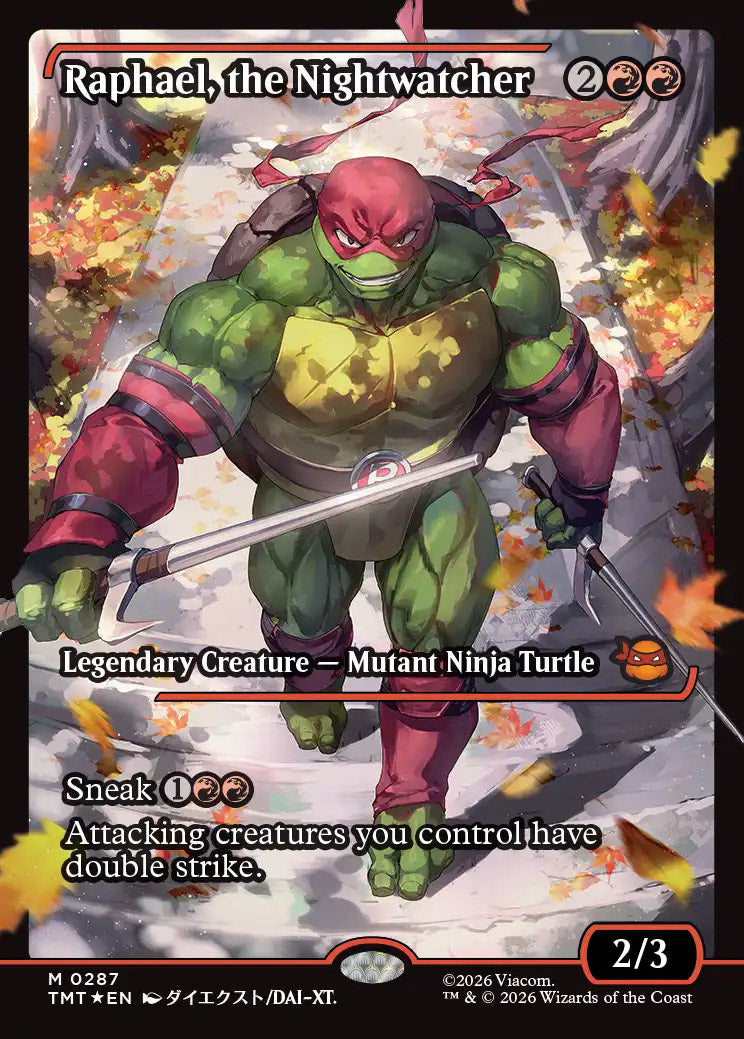[Foil] TMT 287 Raphael, the Nightwatcher (0287 - Japan Showcase) M