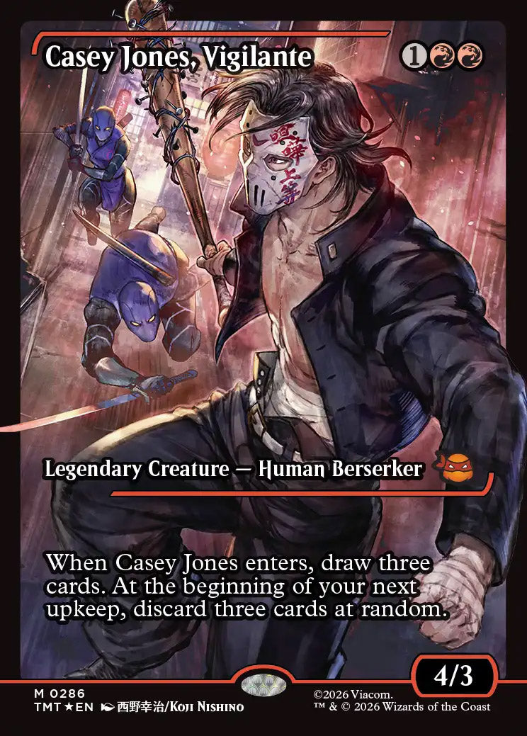 [Foil] TMT 286 Casey Jones, Vigilante (0286 - Japan Showcase) M
