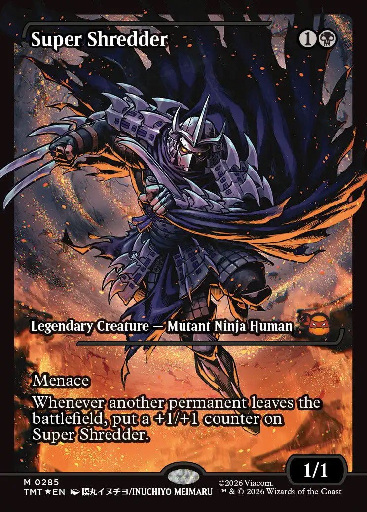 [Foil] TMT 285 Super Shredder (0285 - Japan Showcase) M