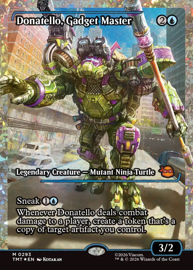 [Foil] TMT 293 Donatello, Gadget Master (0293 - Japan Showcase Fracture Foil) M