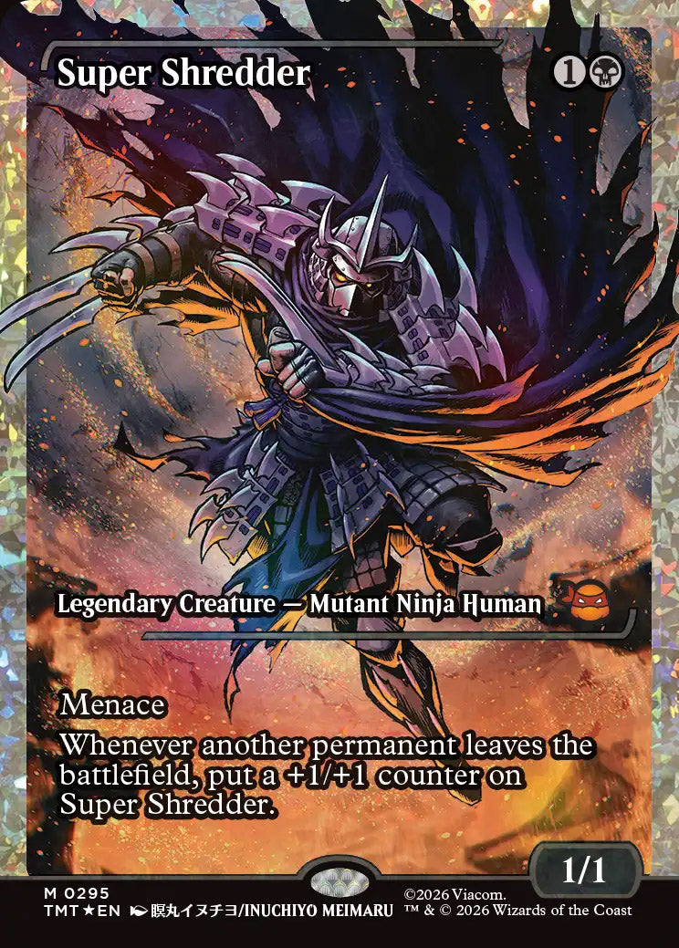 [Foil] TMT 295 Super Shredder (0295 - Japan Showcase Fracture Foil) M