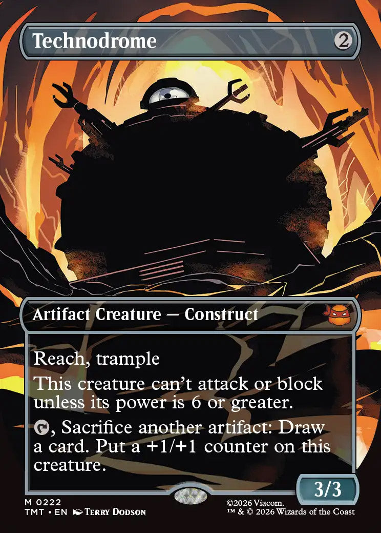 [Foil] TMT 222 Technodrome (0222 - Borderless) M