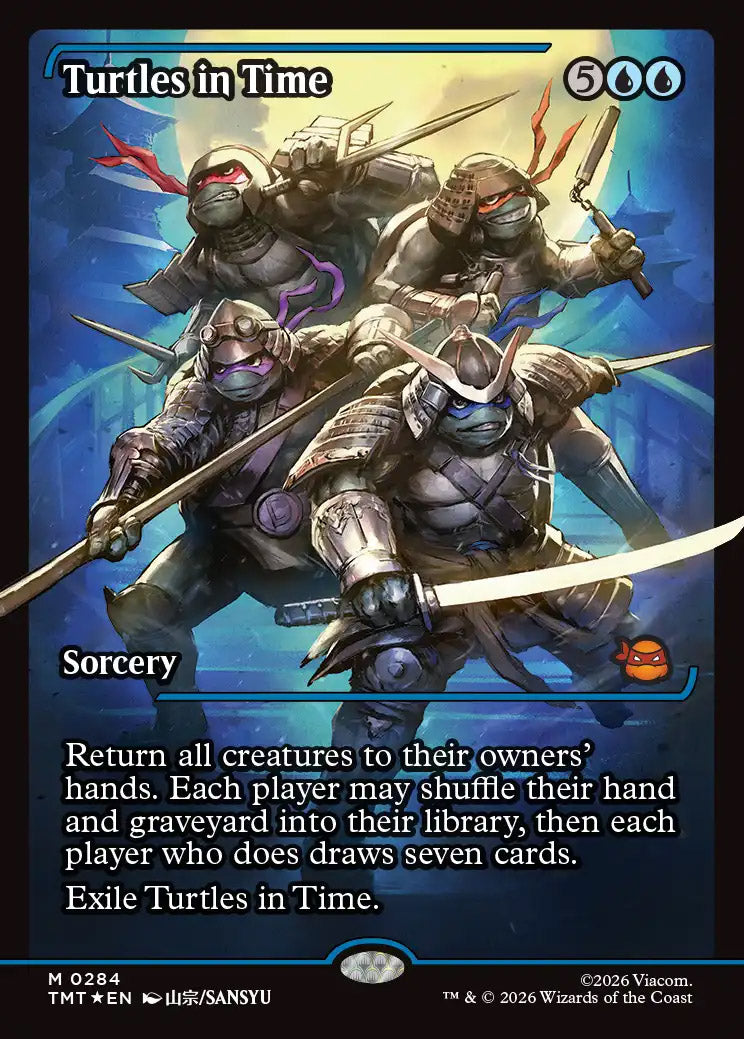 [Foil] TMT 284 Turtles in Time (0284 - Japan Showcase) M
