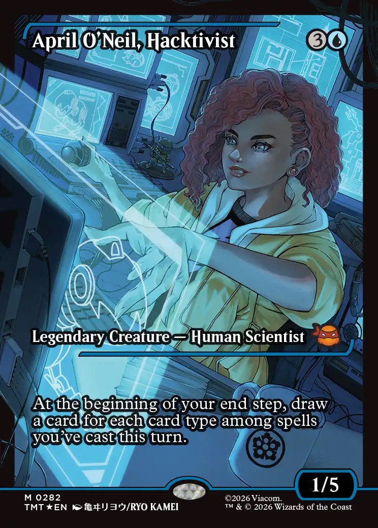 [Foil] TMT 282 April O'Neil, Hacktivist (0282 - Japan Showcase) M