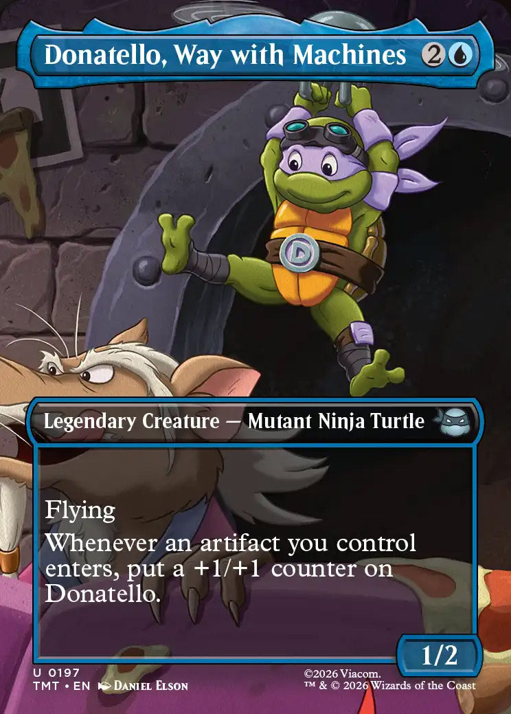 [Foil] TMT 197 Donatello, Way with Machines (0197 - Borderless) U