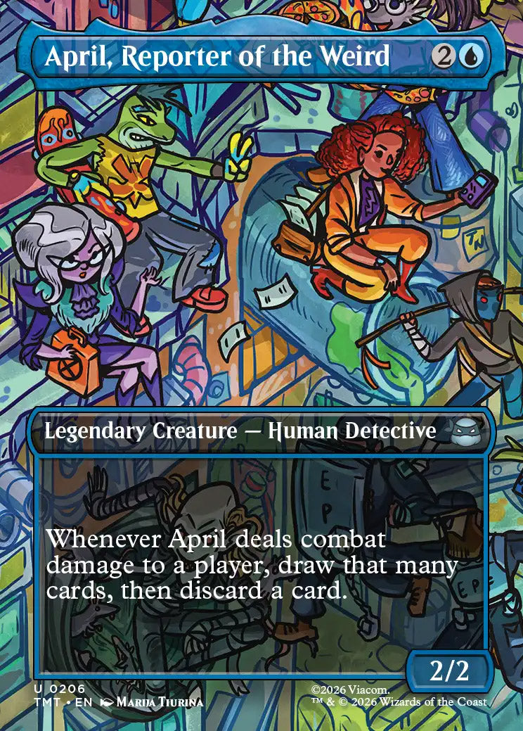 [Foil] TMT 206 April, Reporter of the Weird (0206 - Borderless) U