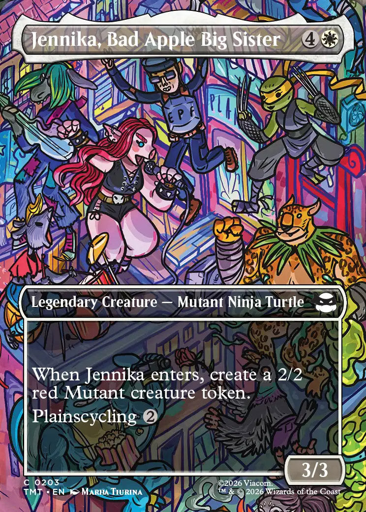 [Foil] TMT 203 Jennika, Bad Apple Big Sister (0203 - Borderless) C