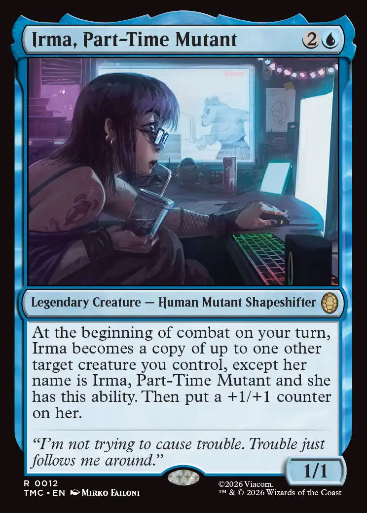 [Surge Foil] TMC 012 Irma, Part-Time Mutant (Surge Foil) R