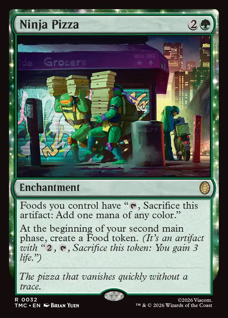 [Surge Foil] TMC 032 Ninja Pizza (Surge Foil) R