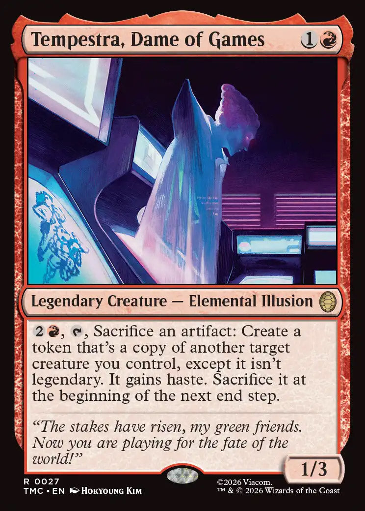 [Surge Foil] TMC 027 Tempestra, Dame of Games (Surge Foil) R