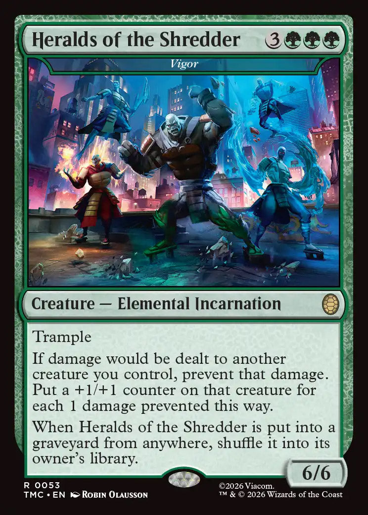 [Surge Foil] TMC 053 Vigor (Heralds of the Shredder - Surge Foil) R