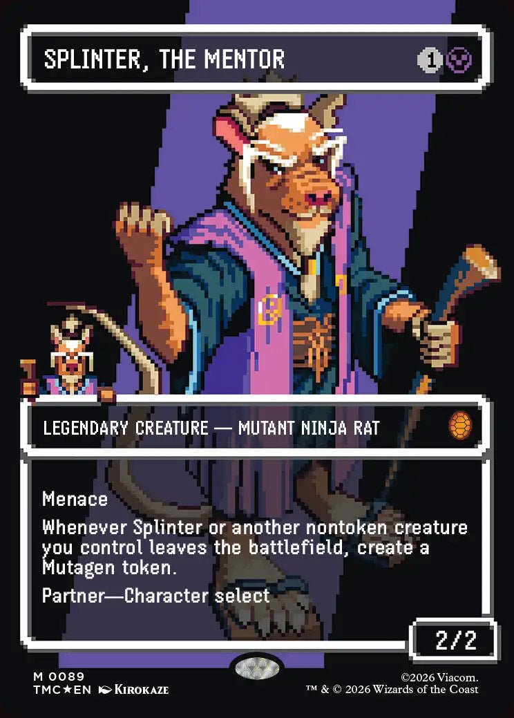 [Surge Foil] TMC 089 Splinter, the Mentor (0089 - Borderless Surge Foil) M