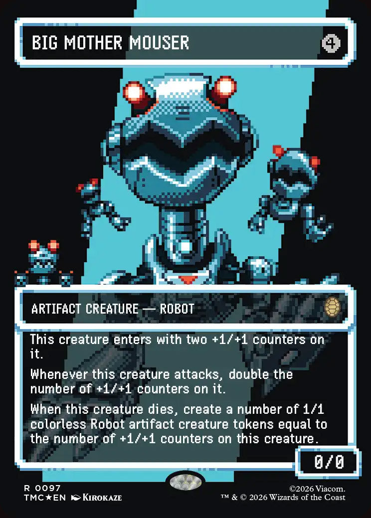 [Surge Foil] TMC 097 Big Mother Mouser (0097 - Borderless Surge Foil) M