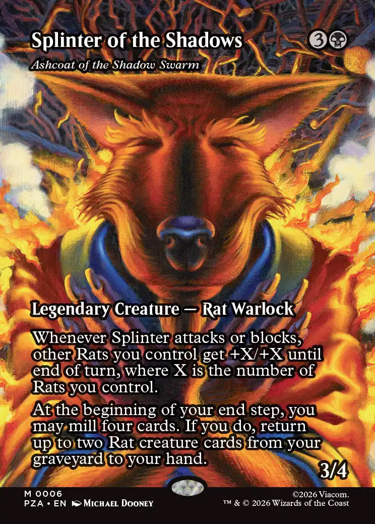 [Foil] PZA 006 Ashcoat of the Shadow Swarm (Splinter of the Shadows) M