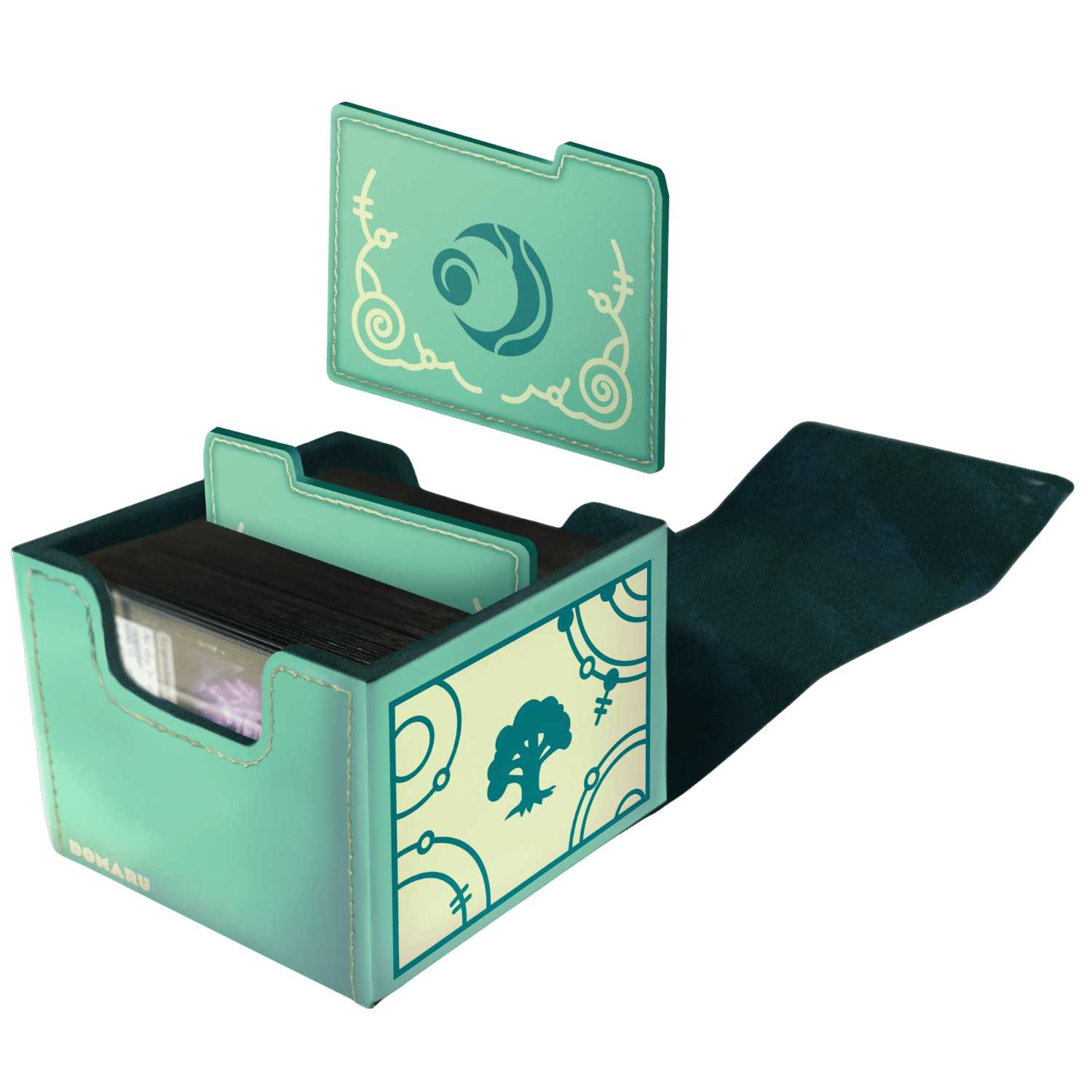 MTG x Gatherers’Tavern Lorwyn Eclipsed DOMARU Deck Box - Bloomseeker Green