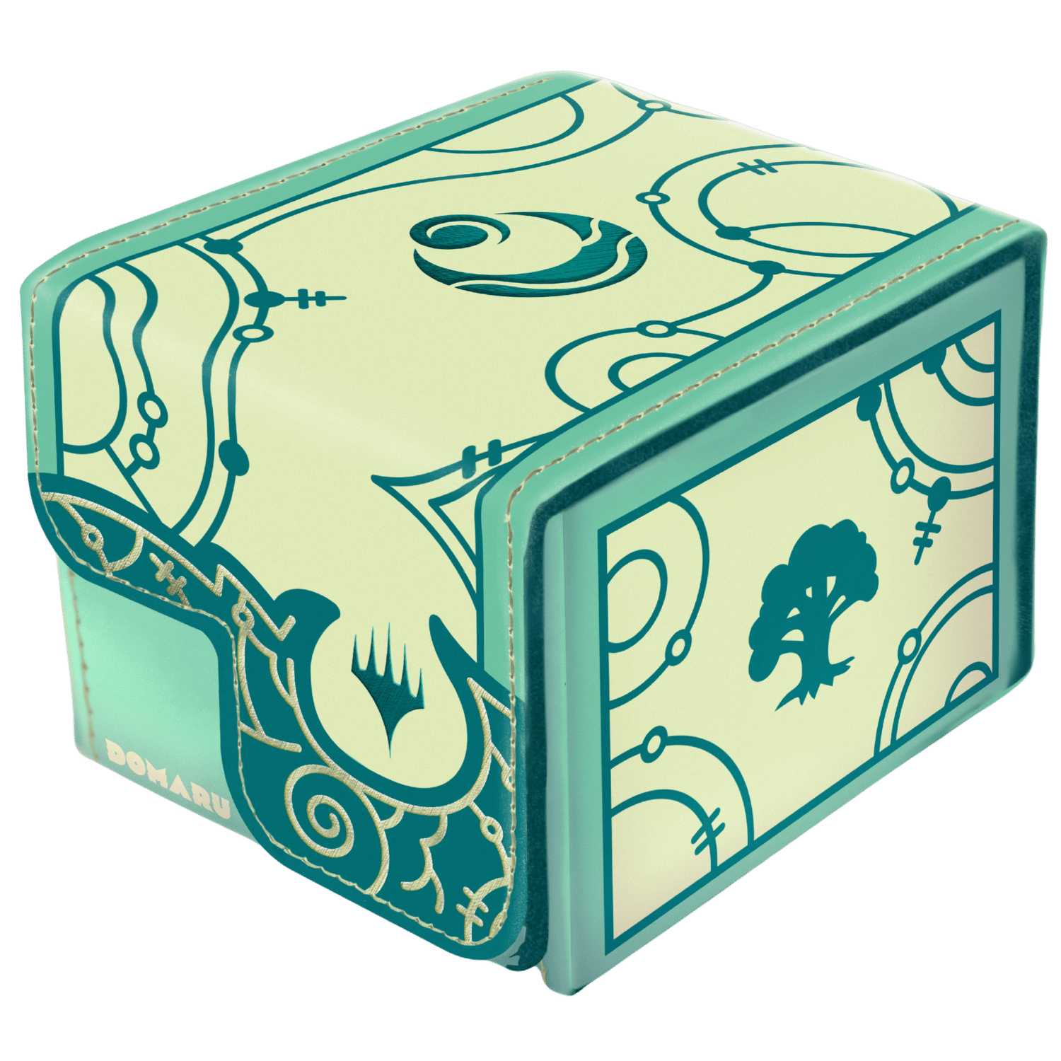 MTG x Gatherers’Tavern Lorwyn Eclipsed DOMARU Deck Box - Bloomseeker Green
