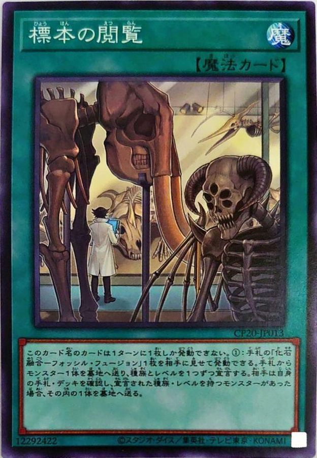 CP20-JP013 標本の閲覧 N