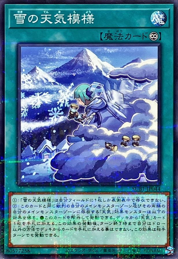 SUB1-JP044 雪の天気模様 NPR