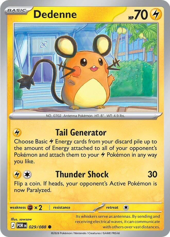 [Reverse Holo] POR 029/088 Dedenne C