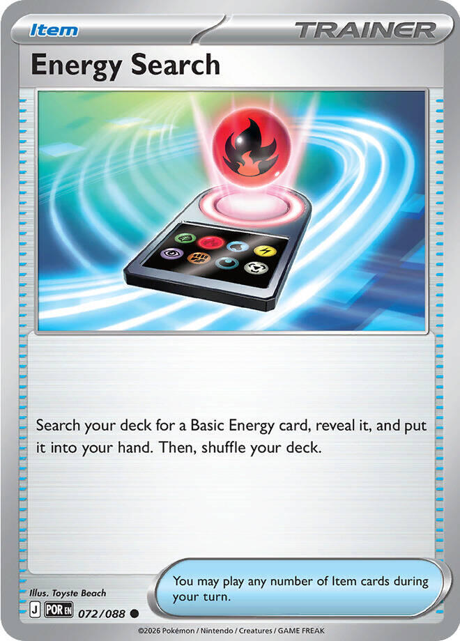[Reverse Holo] POR 072/088 Energy Search C